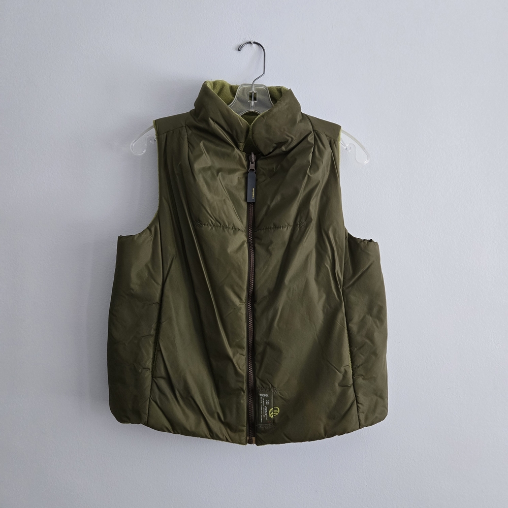 Diesel Dark Green Puffer Vest
